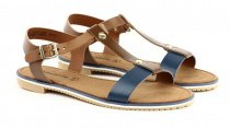 Сандалии Tamaris модель 28149-24-848 navy/cognac Сандалии Tamaris модель 28149-24-848 navy/cognac Фото
