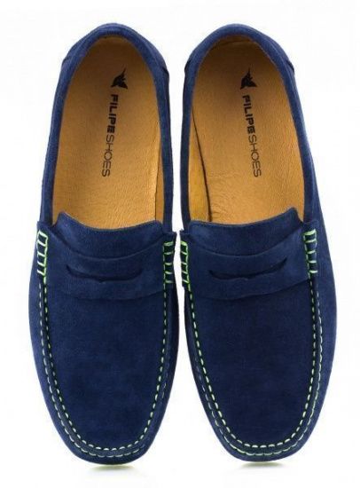 Мокасини та топ-сайдери Filipe Shoes модель 8711 blue — фото 6 - INTERTOP