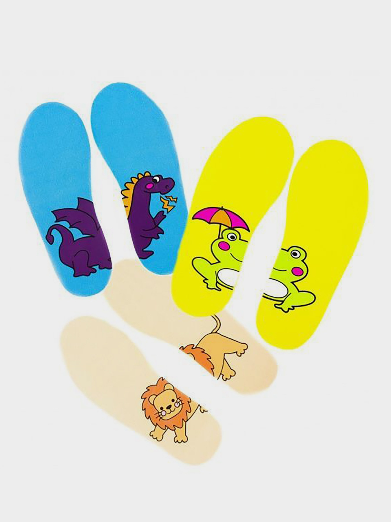 Устілки Collonil модель KIDS ANIMAL FUN (3 pcs.) Фото