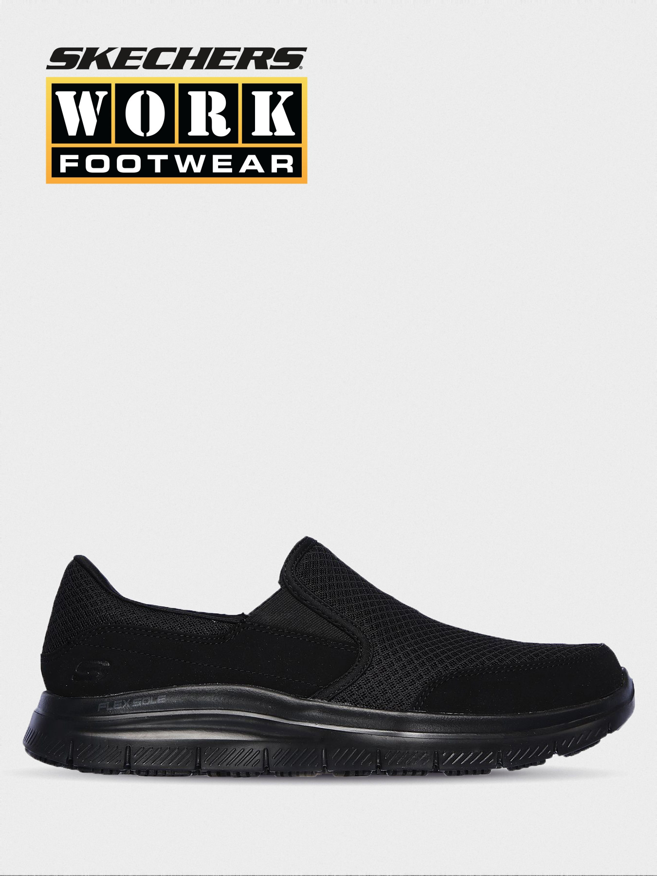Слипоны Skechers Work Relaxed Fit: Flex Advantage - McAllen SR модель 77048 BBK Фото