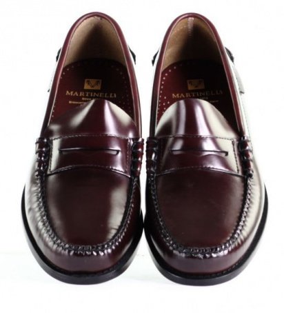 Сліпони та мокасини MARTINELLI модель B101-0011 BURGUNDY — фото 7 - INTERTOP