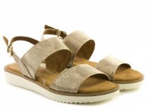 Сандалии Marco Tozzi модель 28117-28-956 gold metallic Фото