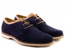 Полуботинки NOBRAND модель 12440 NB/Navy Suede Фото