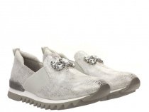 Слипоны Tamaris модель 24626-28-927 silver struct. Фото