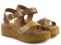 Босоножки Tamaris модель 28352-28-392 cognac comb Фото