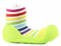 Мокасины и топ-сайдеры Attipas модель AR04-RainBow Green Фото