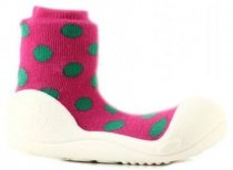 Мокасины Attipas модель AD03-Polka Dot Pink Фото