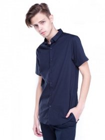 Рубашка с коротким рукавом Armani Exchange модель 8NZC42-ZNAMZ-1510 Фото