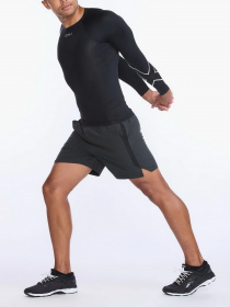 Спортивна кофта 2XU Core модель MA6398a-BLK/SIL Фото