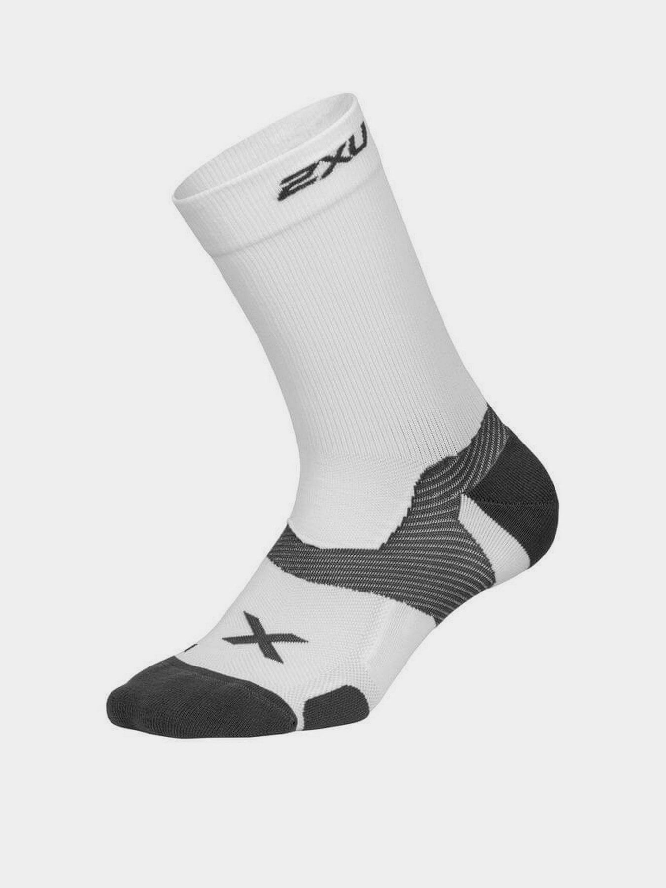 Шкарпетки 2XU Vectr Cushion Crew модель UA5053e-WHT/GRY Фото