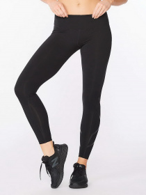 Спортивні леггінси 2XU Ignition Mid-Rise Compression модель WA6352b-BLK/NRO Фото