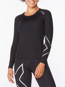 Кофта спортивная 2XU Core модель WA6401a-BLK/SIL Фото