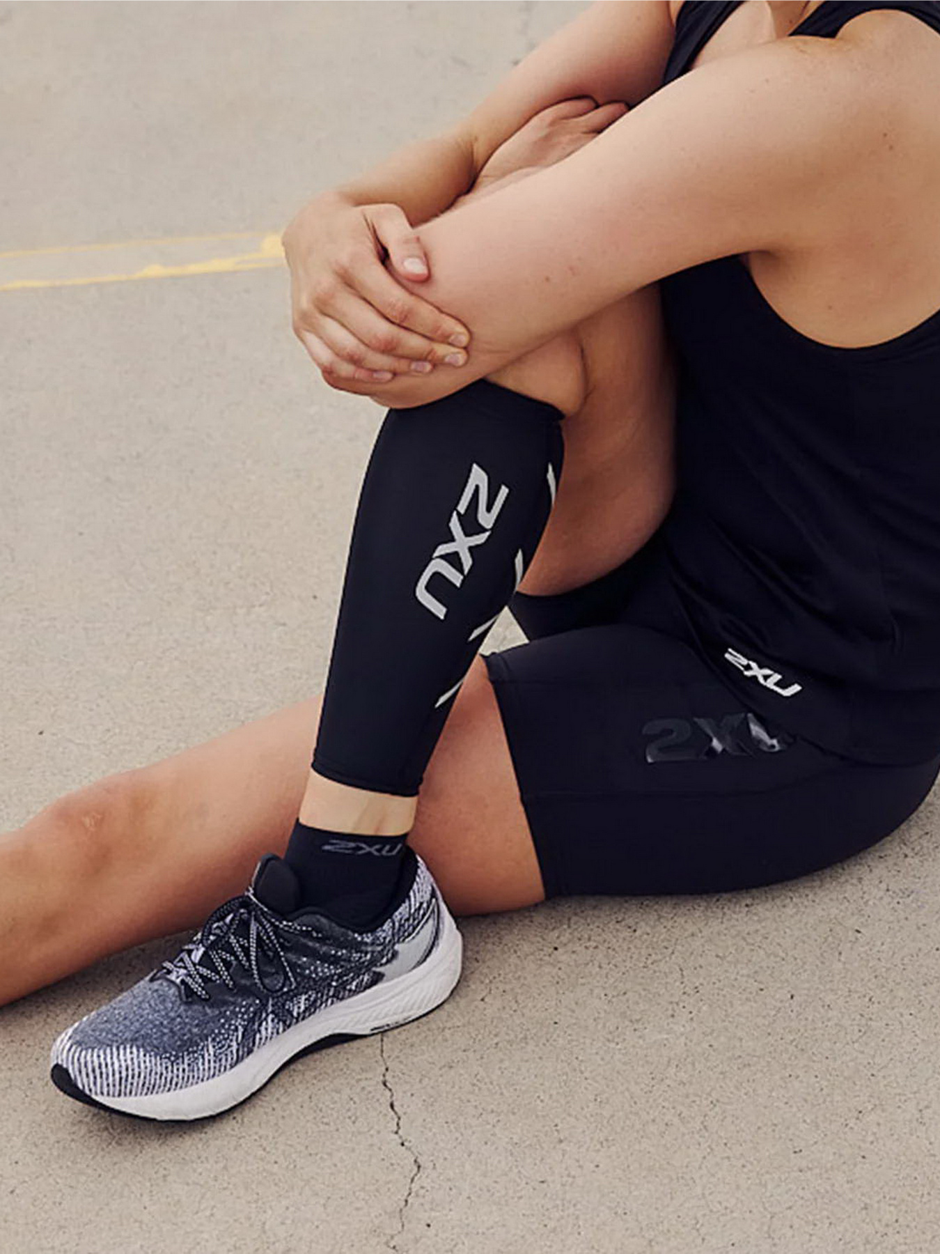 Носки 2XU Compression Calf Guard модель UA1987b-BLK/BLK Носки 2XU Compression Calf Guard модель UA1987b-BLK/BLK Фото