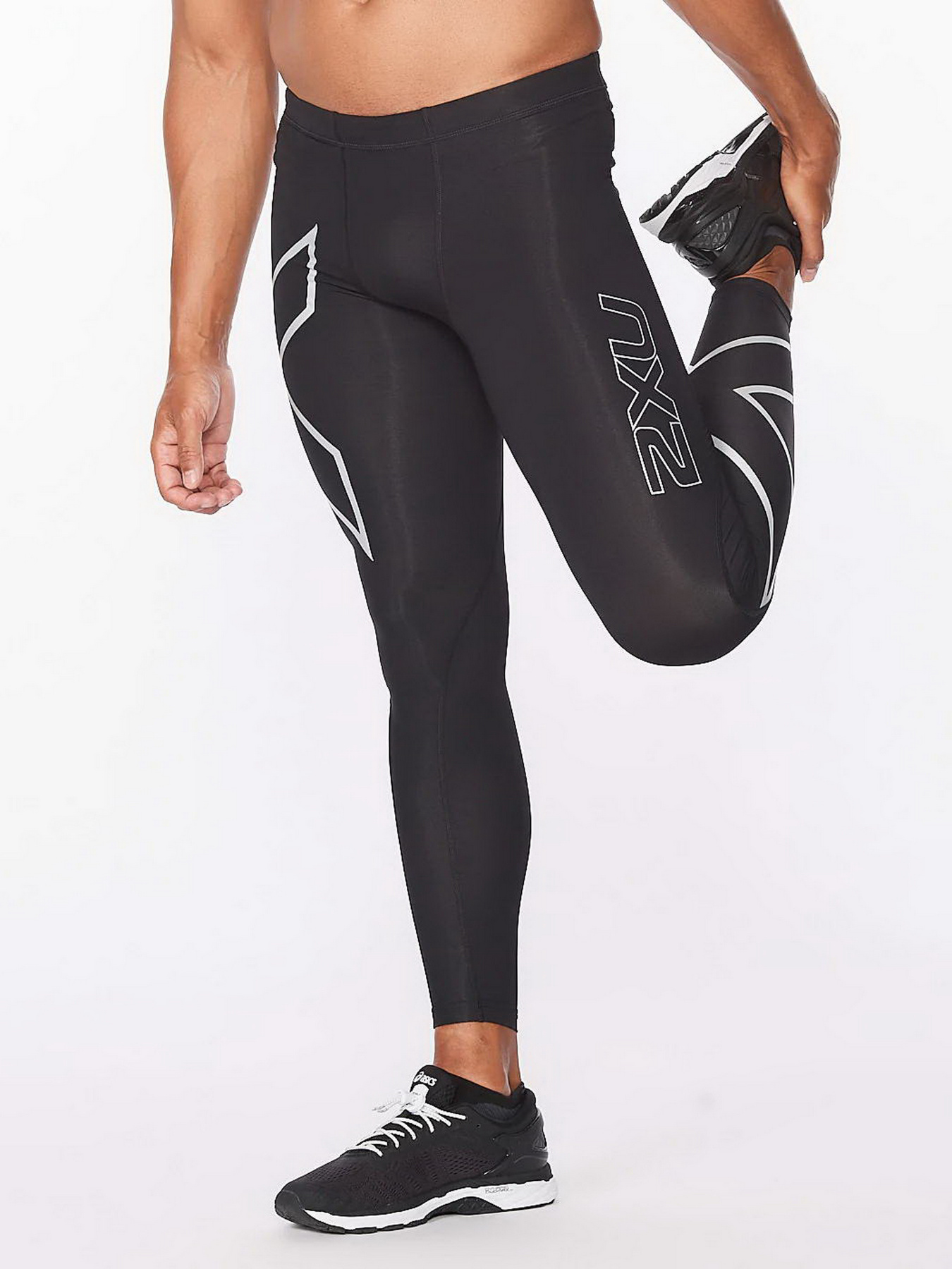 Тайтсы 2XU Core модель MA3849b-BLK/SIL Фото