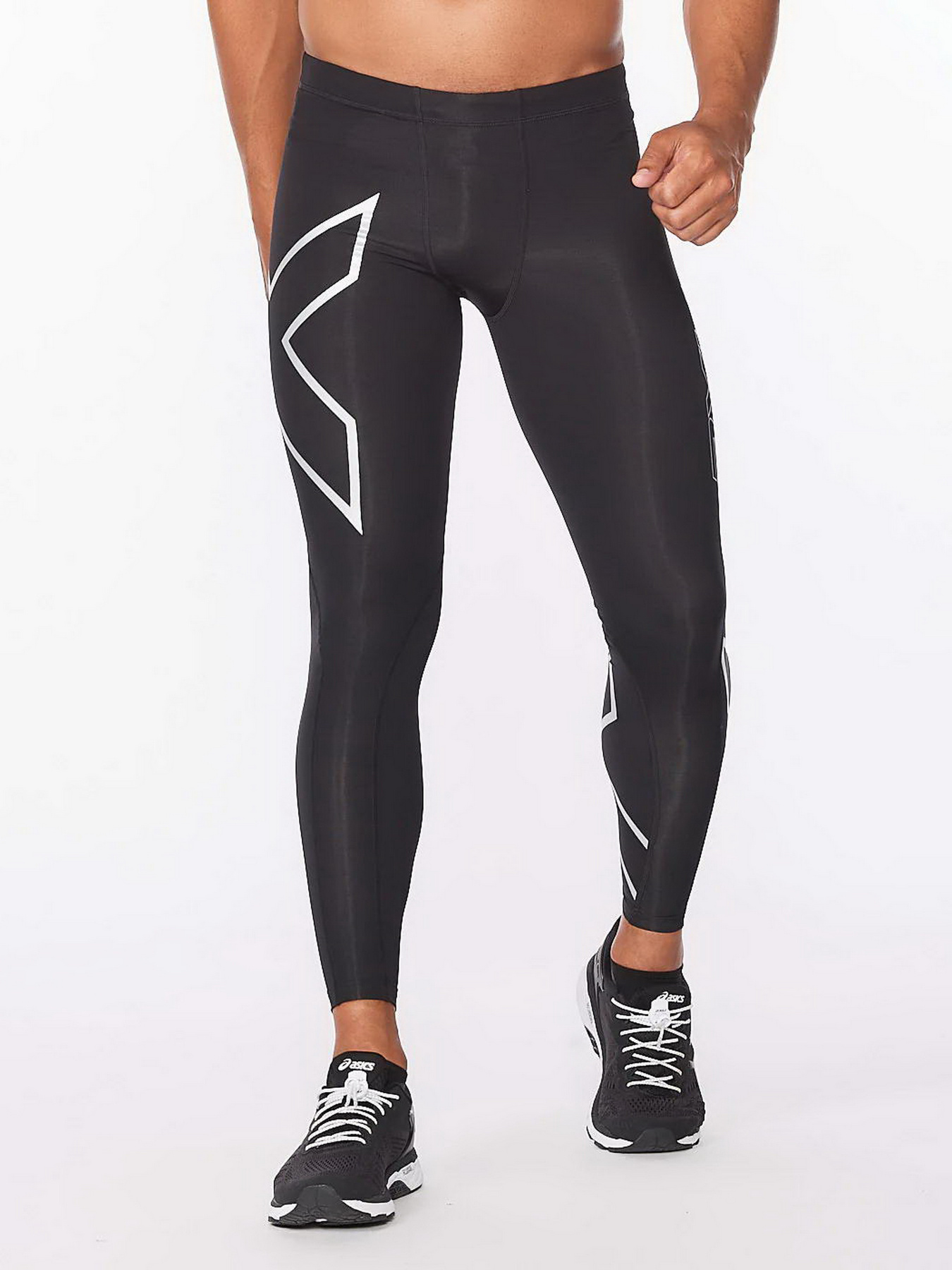 Тайтсы 2XU Core модель MA3849b-BLK/SIL Фото
