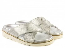 Шлепанцы Trussardi Jeans модель 79S561 SILVER Фото