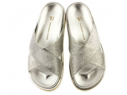 Шлепанцы Trussardi Jeans модель 79S561 SILVER — фото 4 - INTERTOP