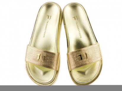 Шльопанці Trussardi Jeans модель 79S562 GOLD — фото 4 - INTERTOP