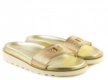 Шлепанцы Trussardi Jeans модель 79S562 GOLD Фото