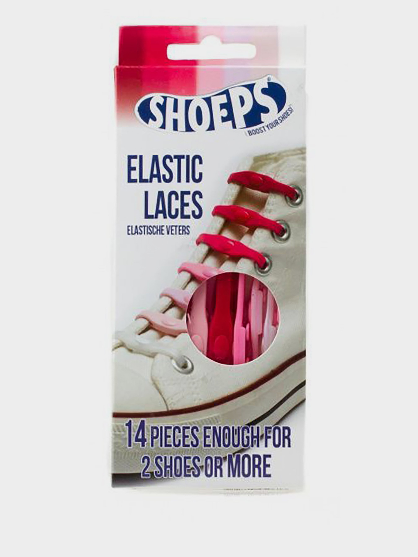 Шнурки Collonil модель Shoeps Pink Mix Фото