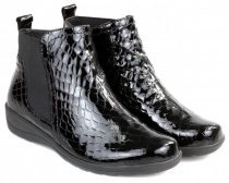 Черевики Caprice модель 25457-29-064 BLACK CROCO Фото