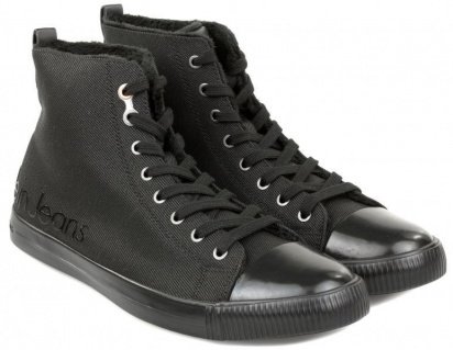 Черевики зі шнурівкою Calvin Klein Jeans модель S0474/BLK — фото 3 - INTERTOP