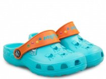 Сандалии COQUI модель 8701 Blue-Orange Фото