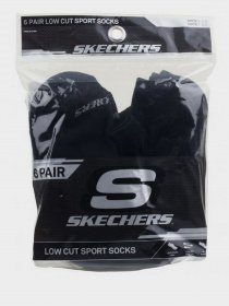 Набор носков Skechers 6Pk Low Cut Sport модель S104957-001-7 Набор носков Skechers 6Pk Low Cut Sport модель S104957-001-7 Фото