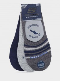 Набір шкарпеток Skechers 3pk Invisible No Show Liner модель S110350-037 Фото