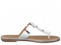 Шлепанцы Marco Tozzi модель 27115-20-123 WHITE PATENT Фото