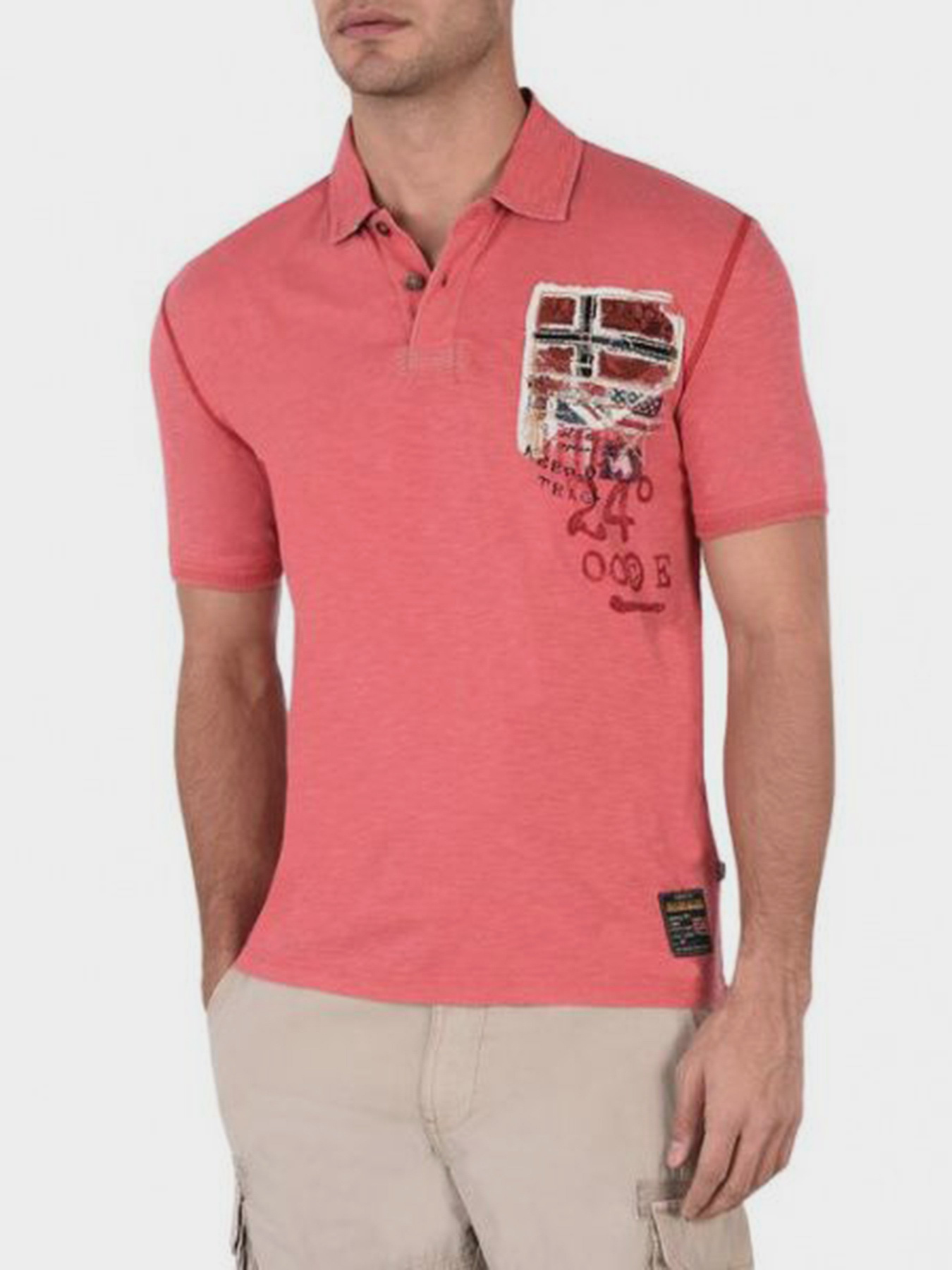 Поло с коротким рукавом Napapijri модель N0YHD7RA1 Фото