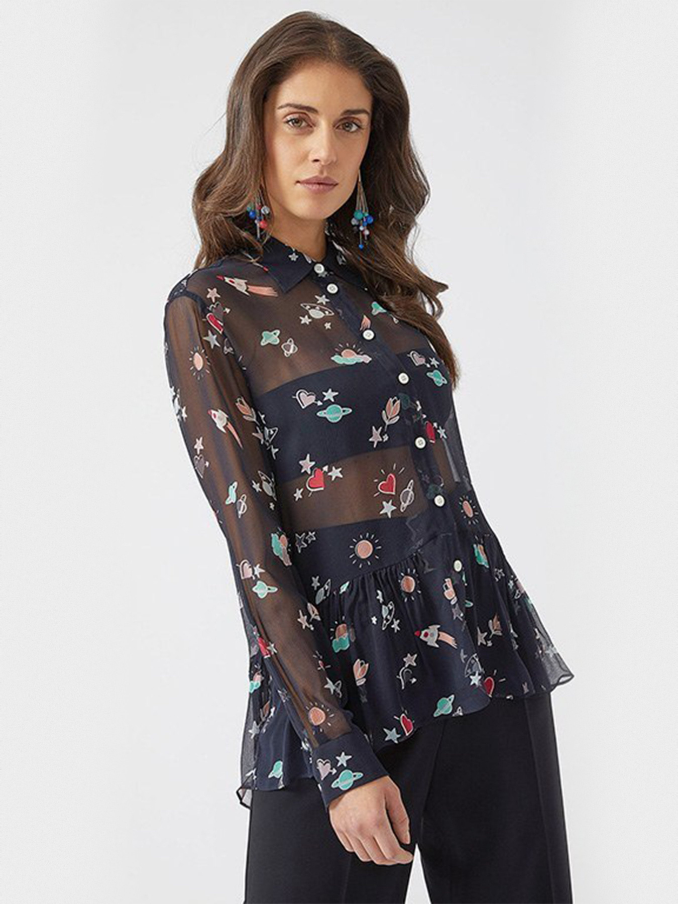 Блуза с длинным руквом Emporio Armani модель 3Z2C62-2NDUZ-F903 Фото