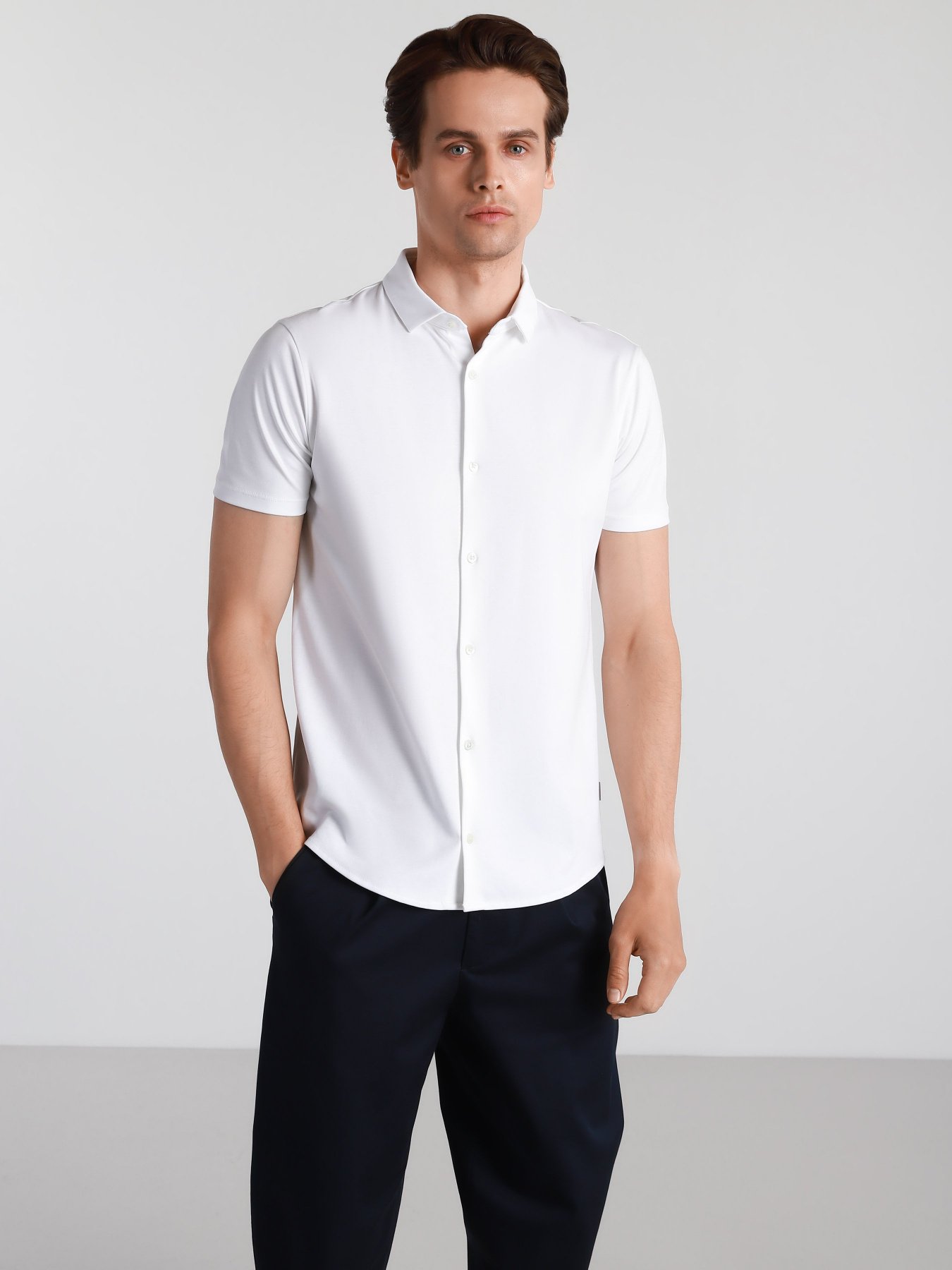 Рубашка повседневная Emporio Armani модель 8N1CH5-1JPRZ-0100 Фото