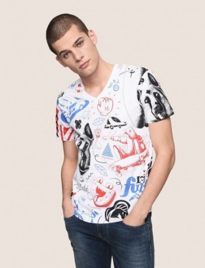 Футболки і поло Armani Exchange модель 3ZZTCU-ZJW9Z-1100 — фото 3 - INTERTOP