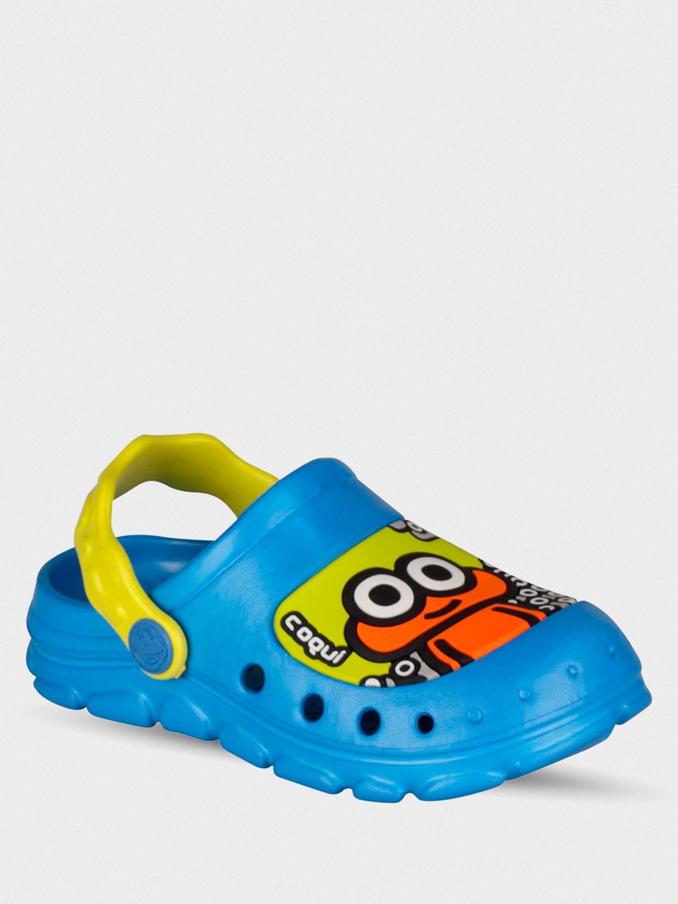 Шлепанцы COQUI модель 9383 Sea Blue/Citrus Фото