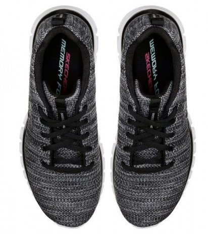 Кросівки для тренувань Skechers модель 12614 BKW — фото 3 - INTERTOP