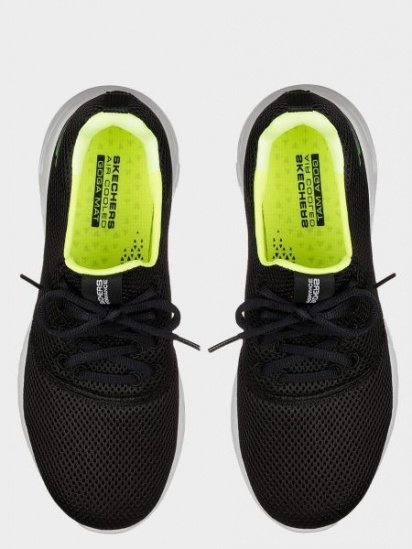 Кросівки для бігу Skechers модель 55076 BKLM — фото 3 - INTERTOP