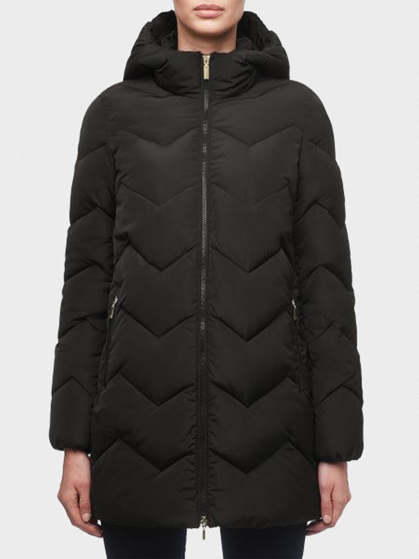 Пальто с утеплителем Geox ANNYA модель W8428C-T2506-F9000 Фото