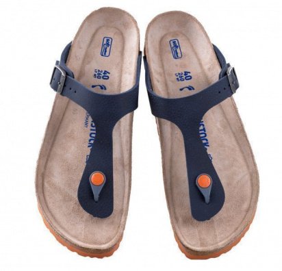 Шльопанці на пласкій підошві Birkenstock модель 1005132 — фото 4 - INTERTOP