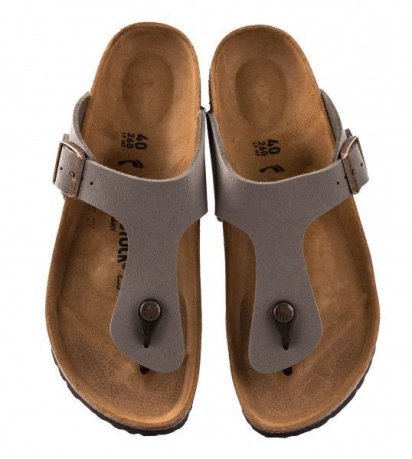 Шлепанцы на плоской подошве Birkenstock модель 44053 — фото 4 - INTERTOP