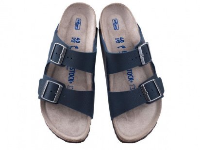 Шльопанці на пласкій підошві Birkenstock модель 1005711 — фото 4 - INTERTOP