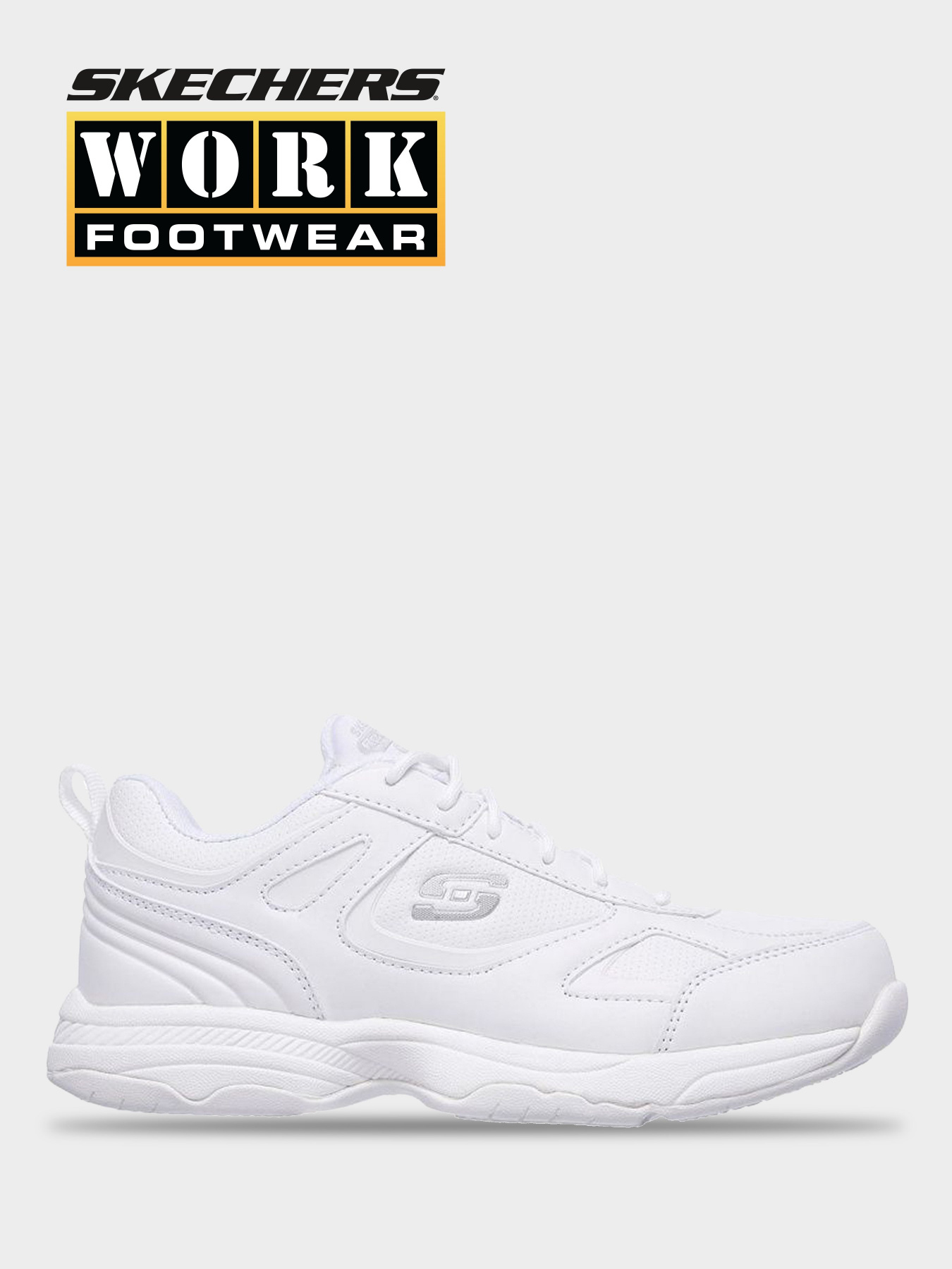 Кроссовки Skechers Dighton - Bricelyn SR модель 77200 WHT Фото