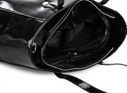 Сумка ручная Marco Tozzi модель 61018-21 018 black patent — фото 4 - INTERTOP