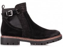 Ботинки на каблуках Marco Tozzi модель 25455-21-002 BLACK ANTIC Ботинки на каблуках Marco Tozzi модель 25455-21-002 BLACK ANTIC Фото