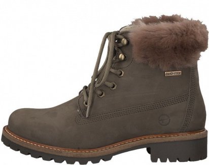 Черевики casual Tamaris модель 26294-21-349  TAUPE FUR — фото - INTERTOP