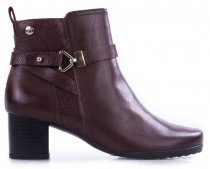 Черевики на підбора Caprice модель 25418-21-551 BORDEAUX COMB Фото