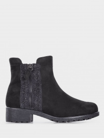 Черевики Caprice модель 26416-21-009 BLK NUBUC COMB Фото