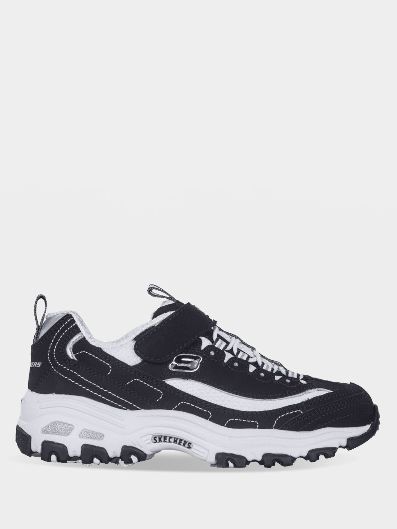 Кроссовки повседневные Skechers D'Lites модель 80588L BKW Фото