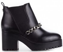Черевики на підбора Steve Madden модель SM11000179 BLACK LEATHER Фото