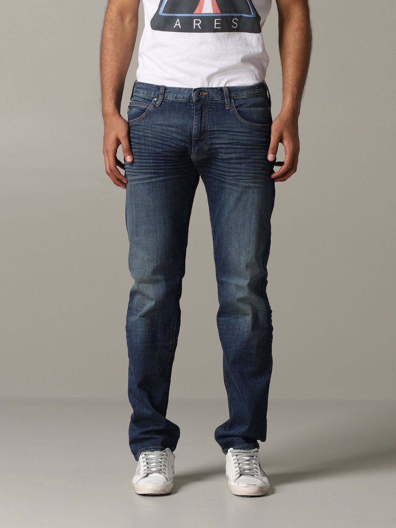 Прямые джинсы Emporio Armani Straight модель 8N1J45-1V0MZ-0941 Фото